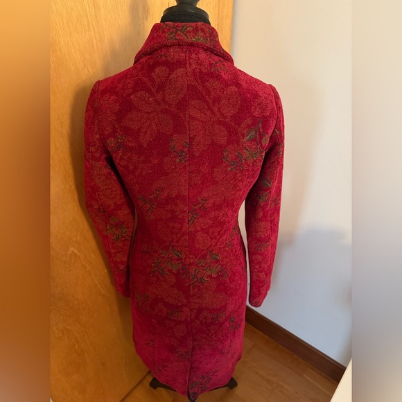 Danier Embroidered Red Jacket - Picture 4 of 13